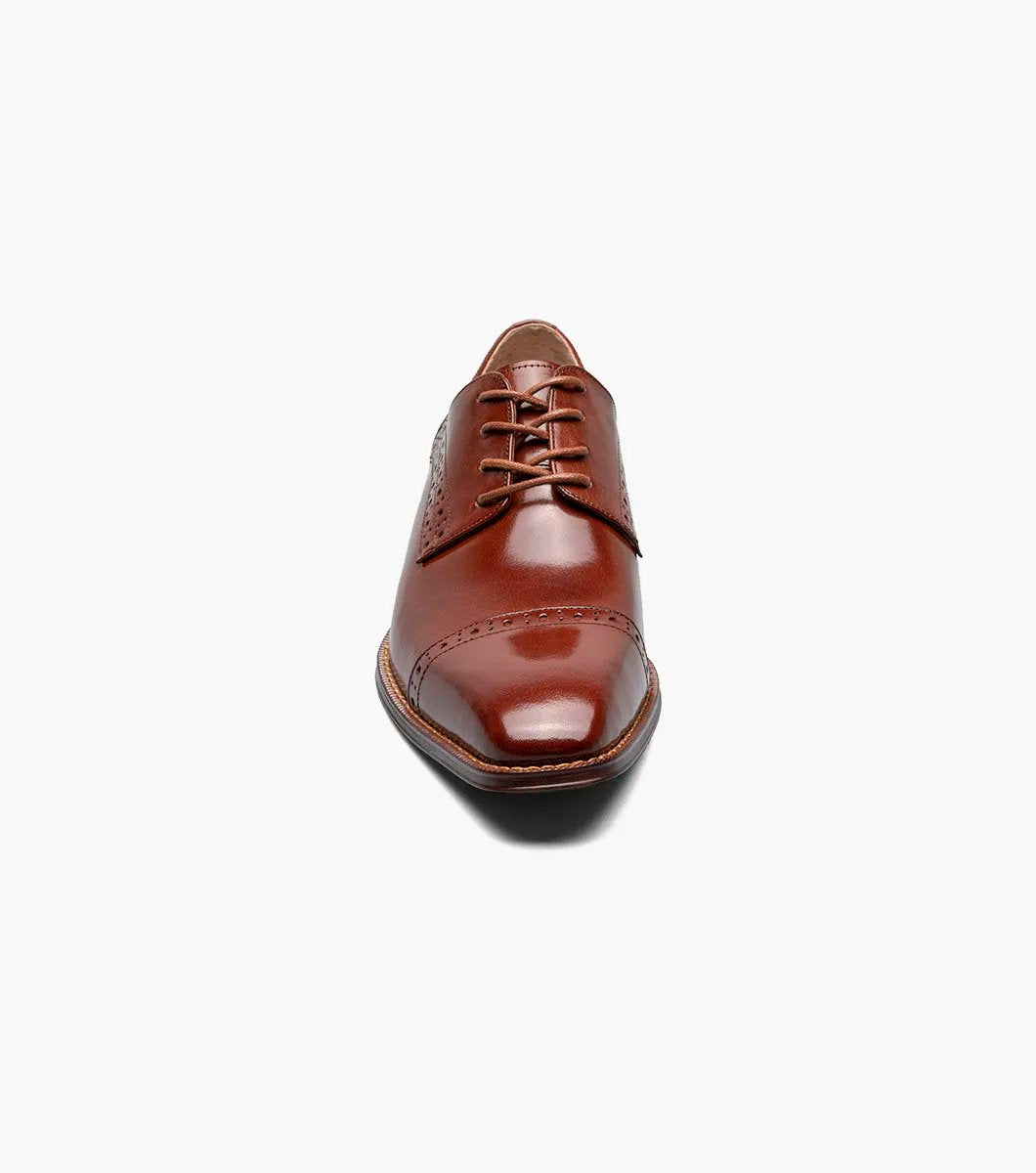 Stacy Adams - GARRETT Cap Toe Oxford - Cognac  - 25543-221