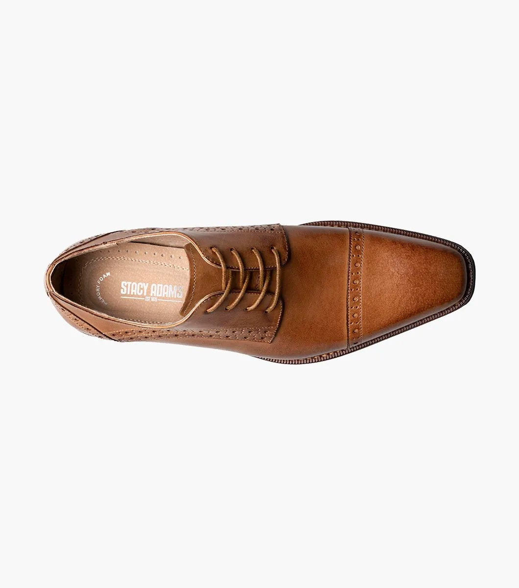 Stacy Adams - GARRETT Cap Toe Oxford - Tan - 25543-240