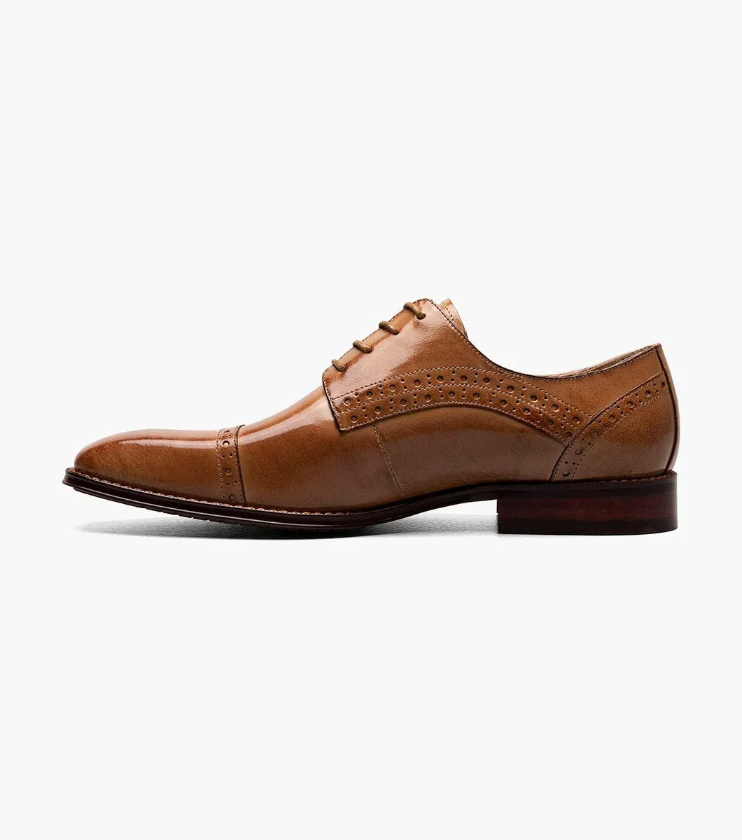 Stacy Adams - GARRETT Cap Toe Oxford - Tan - 25543-240