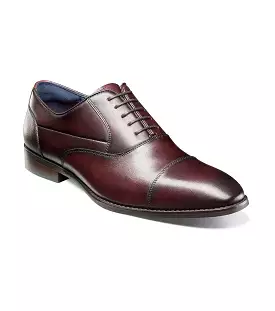 Stacy Adams - KALLUM Cap Toe Oxford - Burgundy - 25568-601