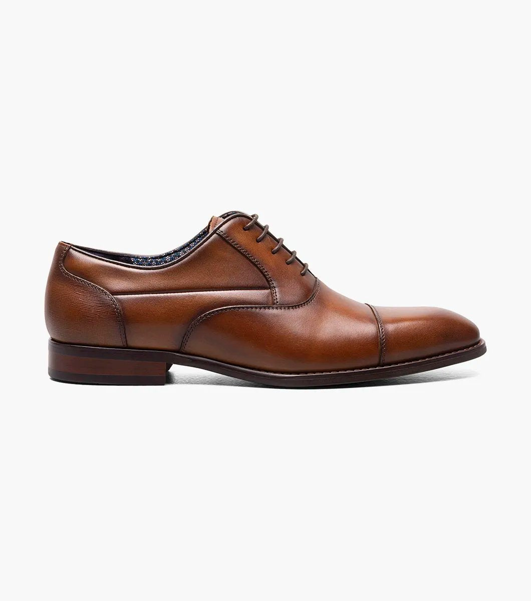 Stacy Adams - KALLUM Cap Toe Oxford - Cognac - 25568-221