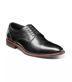 Stacy Adams - MADDOX Cap Toe Oxford - Black Smooth - 25488-005