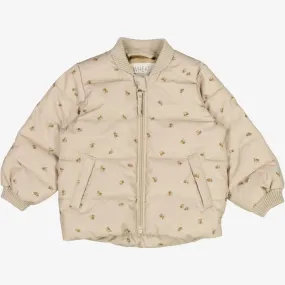 Summer Puffer Jacket Malo | Baby - gravel bumblebee