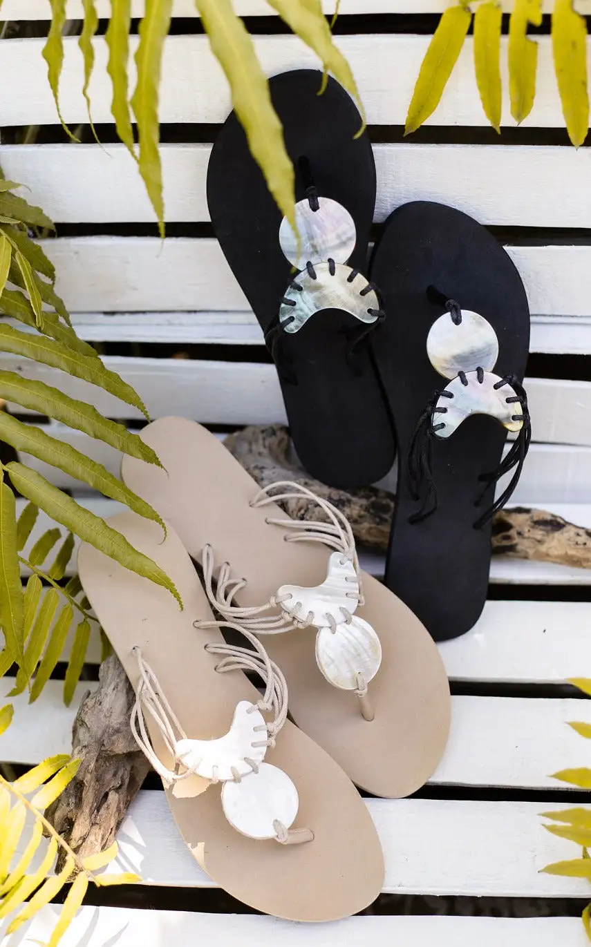 Sun & Moon Rubber Sandals