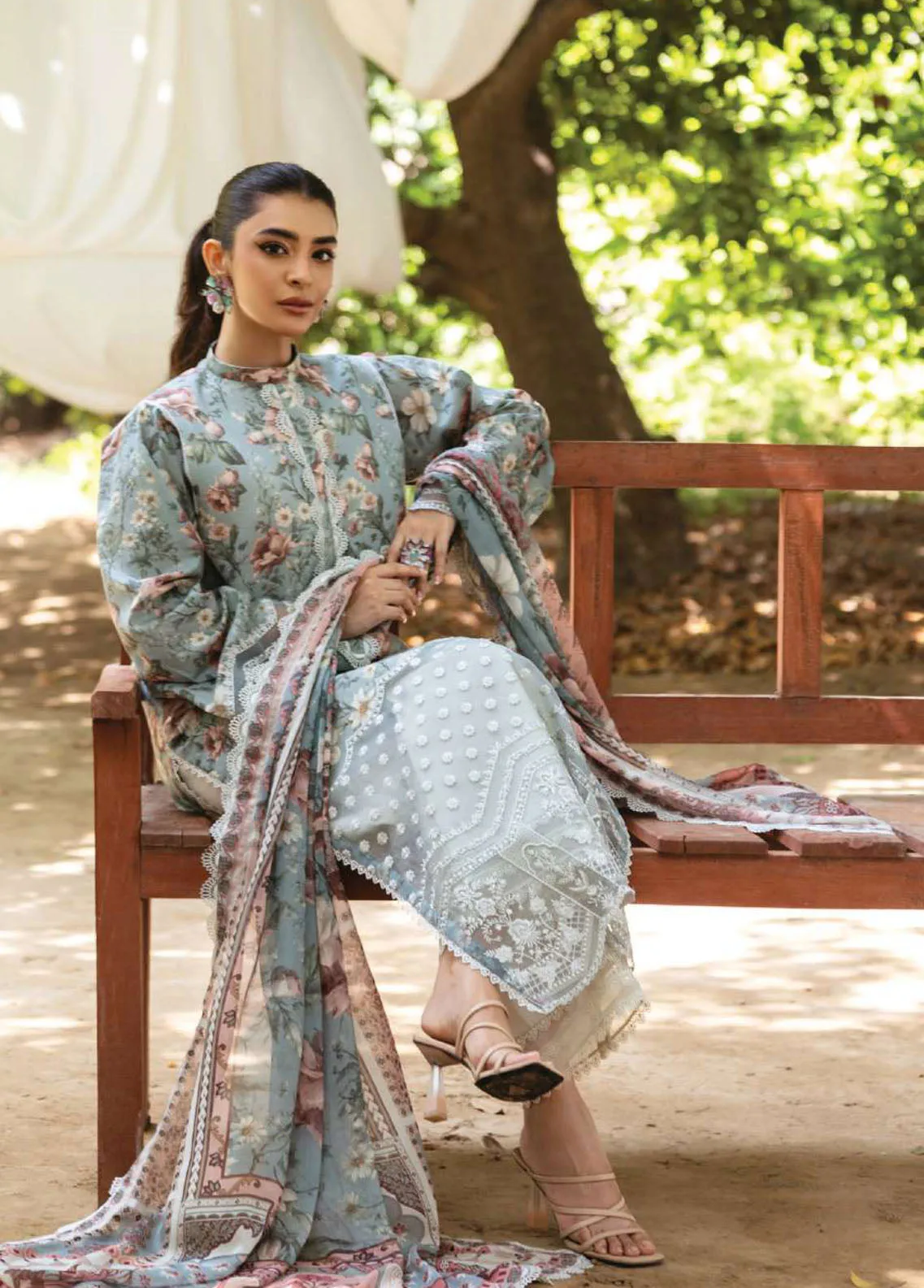 Tahra By Zainab Chottani Embroidered Lawn 3 Piece Unstitched Suit ZC24T 5A SAMAHA