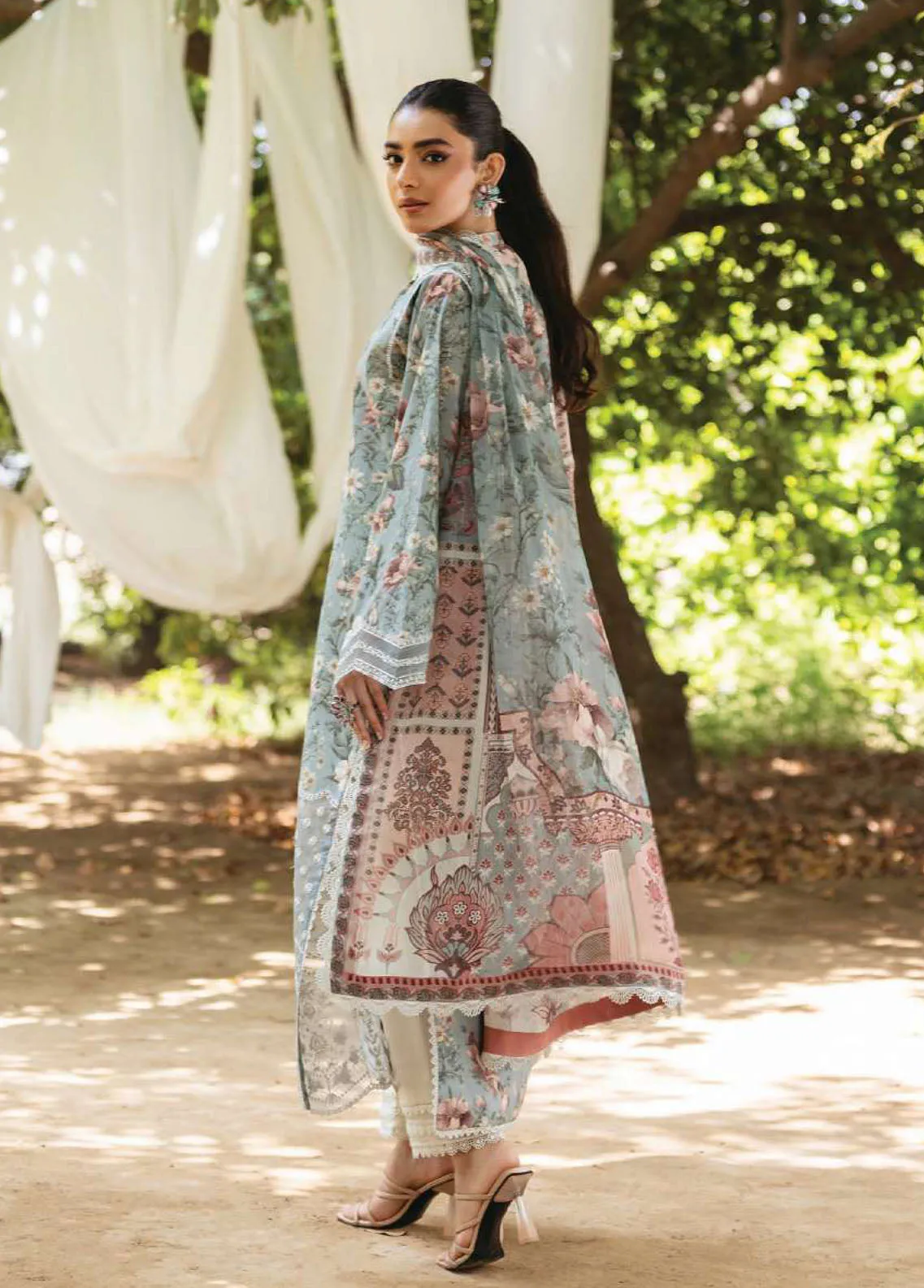 Tahra By Zainab Chottani Embroidered Lawn 3 Piece Unstitched Suit ZC24T 5A SAMAHA