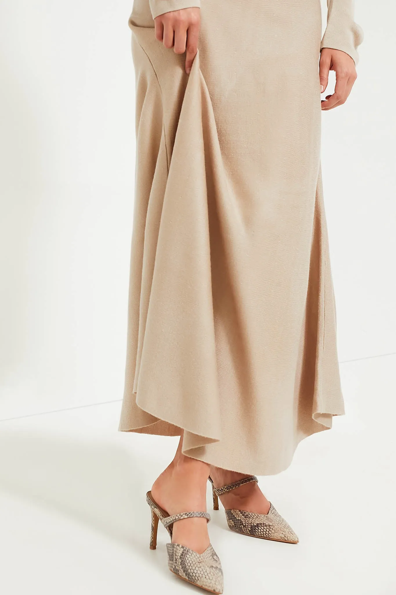 Tan Brielle Sweater Dress