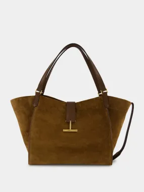 Tara Large Suede Tote Bag