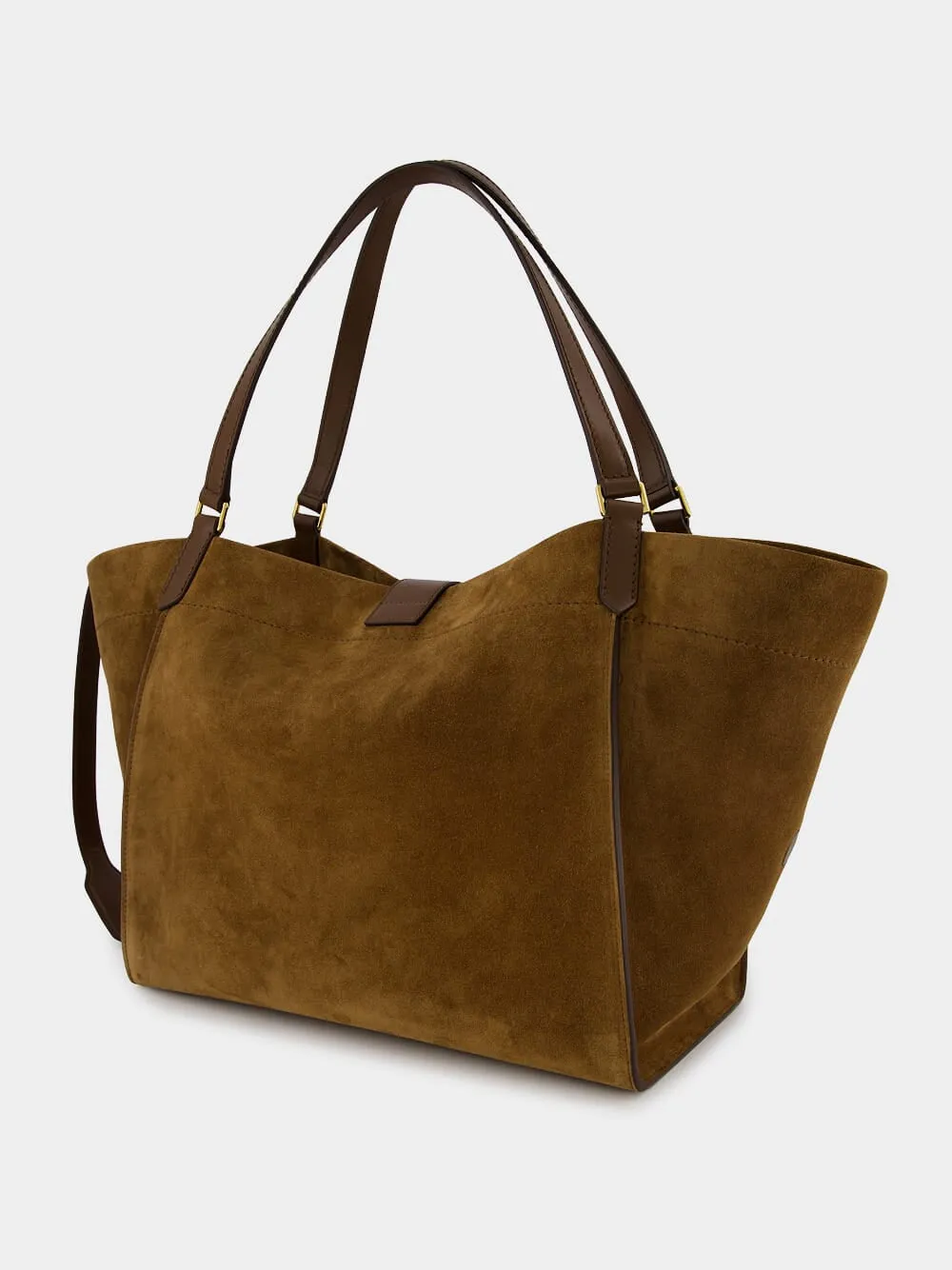 Tara Large Suede Tote Bag