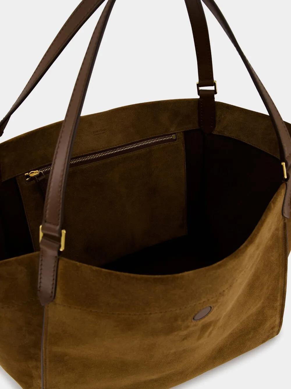 Tara Large Suede Tote Bag