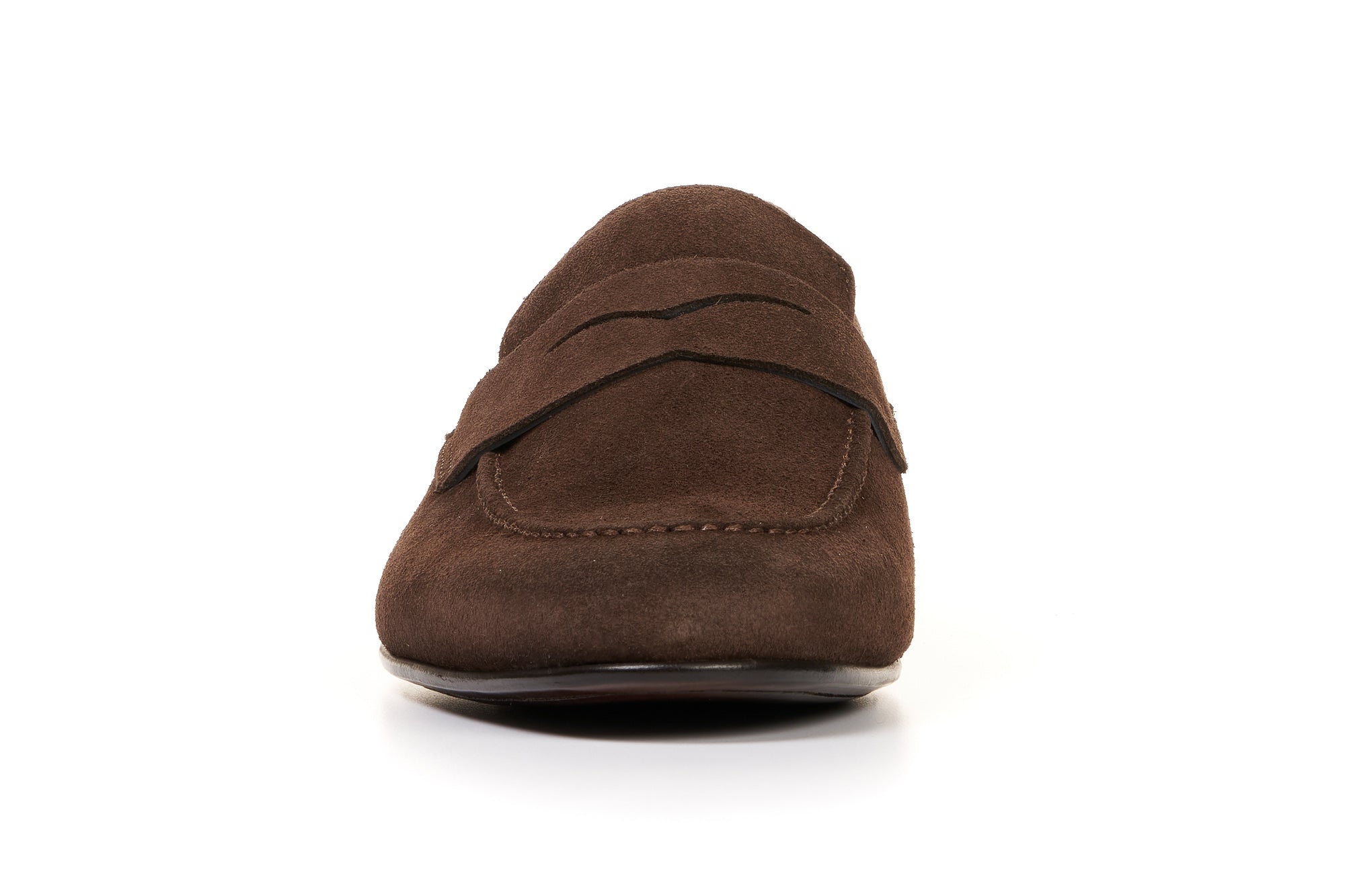 The Edward Penny Loafer - Dark Brown Suede