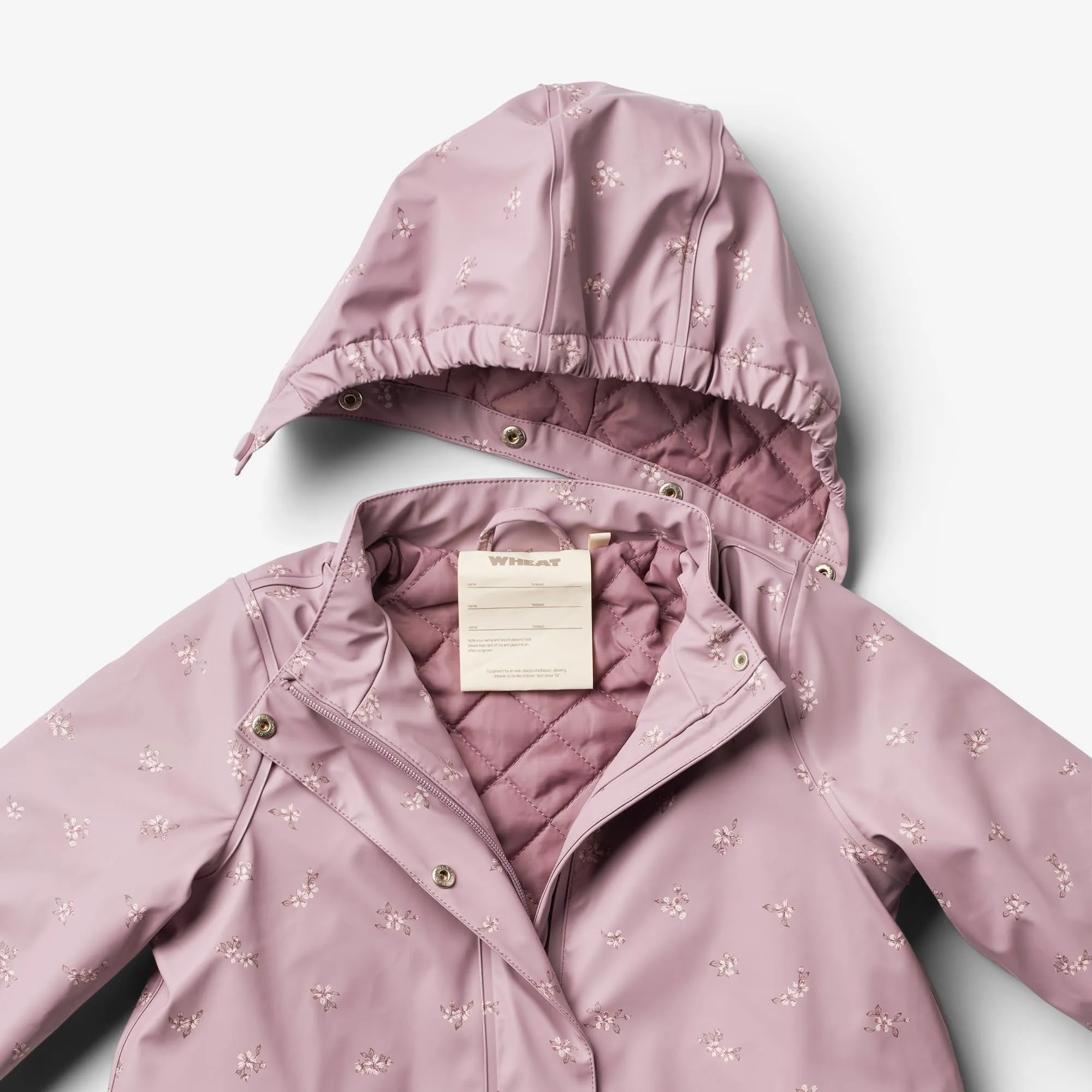 Thermo Rain Jacket Rika - soft lilac flowers