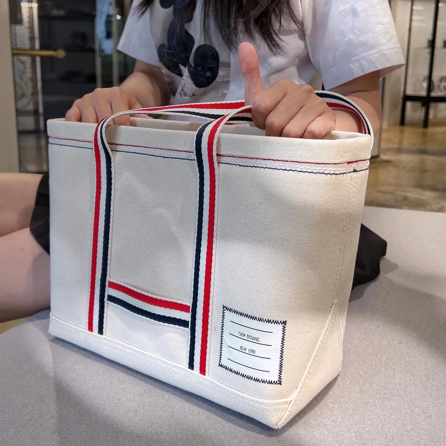 Thom Browne small Tool tote bag TWS