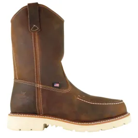 Thorogood Men's 11 Waterproof American Heritage Crazy Horse Moc Steel Toe Wellington Work Boot