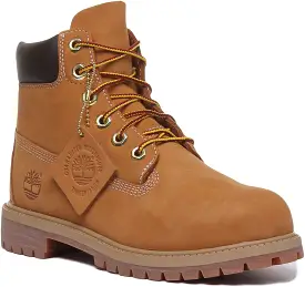 Timberland 6 Inch Ankle Boots In Wheat For Youth