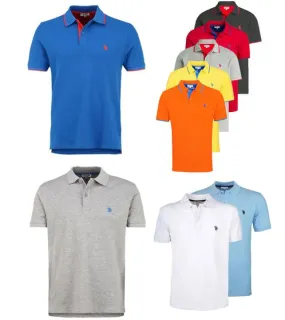 U.S. Polo Assn. Men's polo shirt Basic shirt cotton shirt short-sleeved shirt in different models and colors