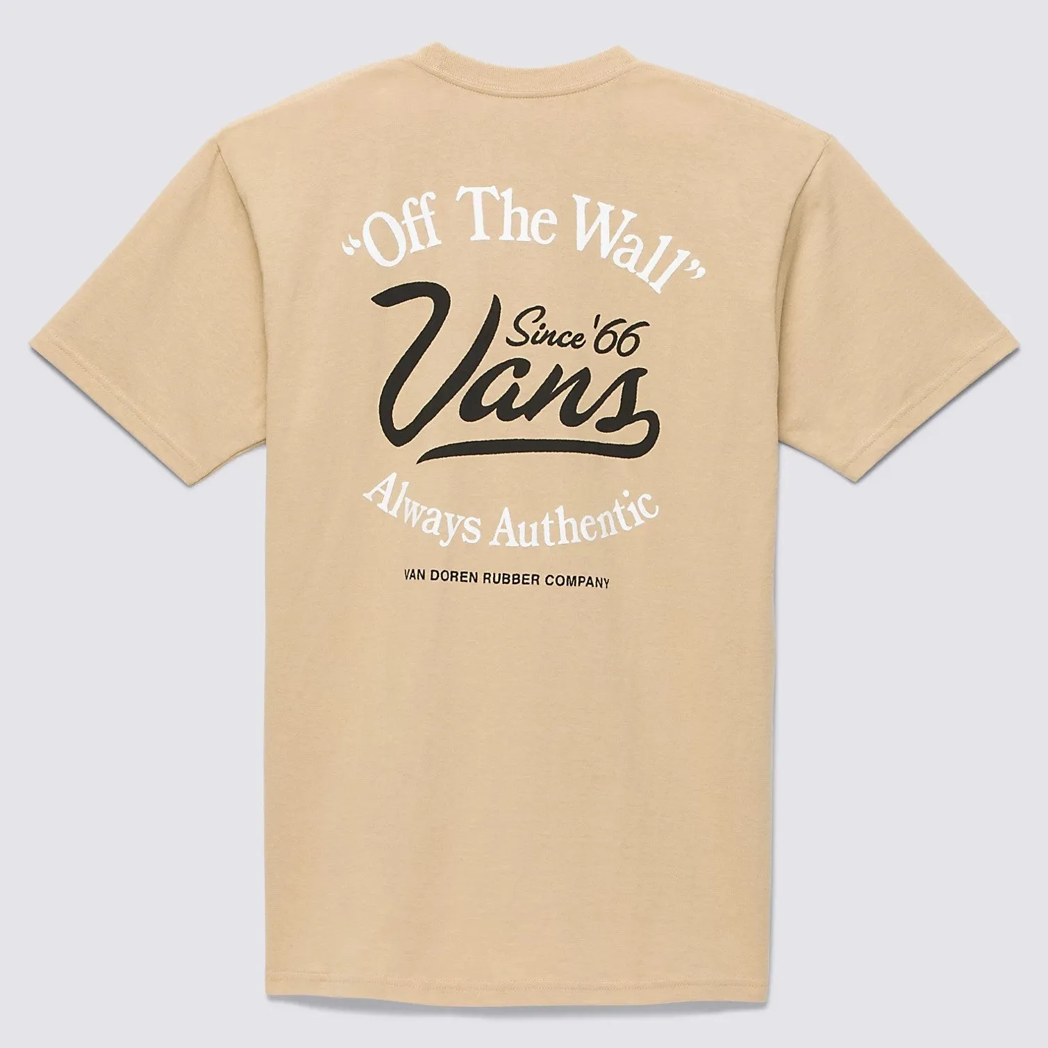 VANS Gas Station Logo T-Shirt - Khaki