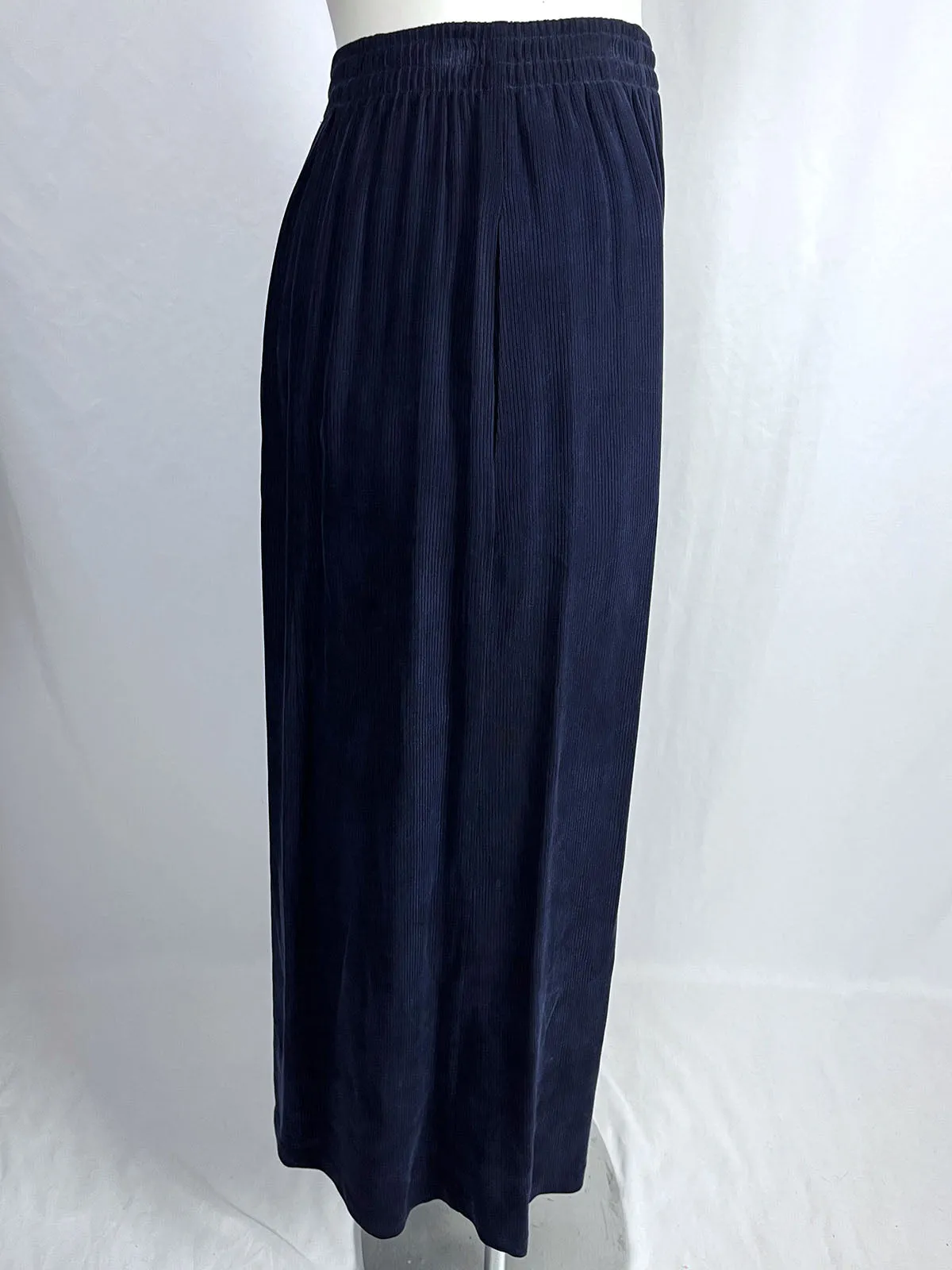 Vintage Cynthia Max Size L 14/16 Navy Circles & Lines 3PC Suit Set