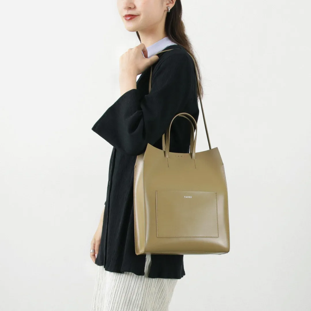 YAHKI（ヤーキ） W FACE 2Way ポケット トートバッグ / レディース 鞄 カバン レザー W FACE ２Way Pocket Tote Bag