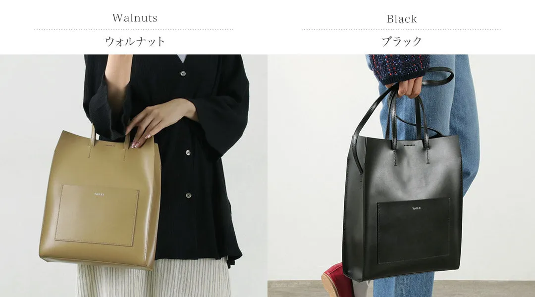 YAHKI（ヤーキ） W FACE 2Way ポケット トートバッグ / レディース 鞄 カバン レザー W FACE ２Way Pocket Tote Bag