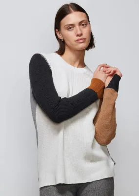 Zaket & Plover Color Block Rib Sweater ZP5349U